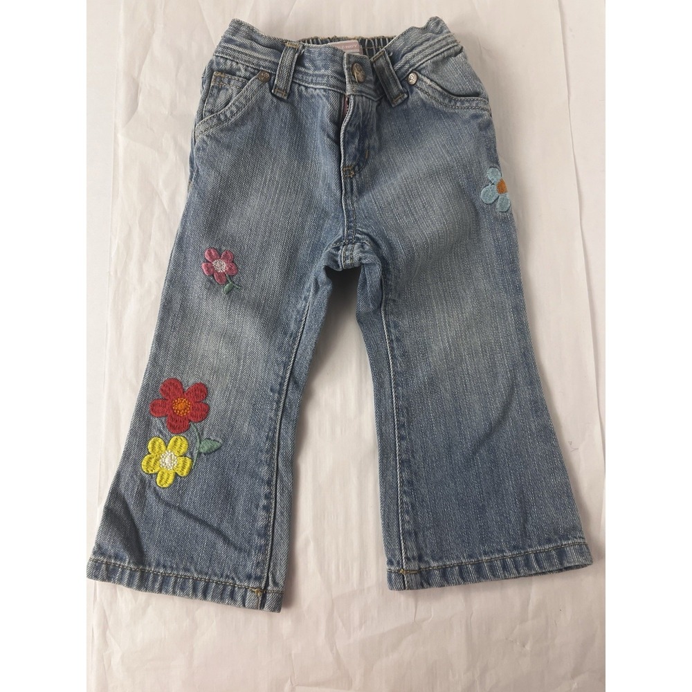 Old Navy Baby‎ Toddler Blue Denim Bootcut Jean Pants Size 18-24 Months
